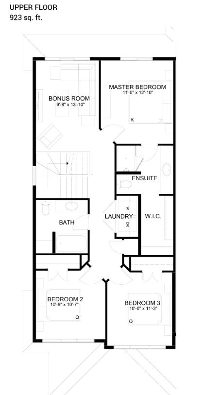 Floor plan - upper